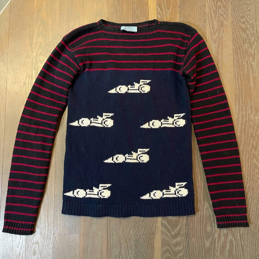 COPY - PRADA race car sweater